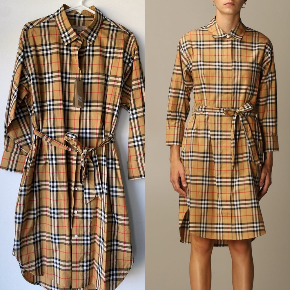 Authentic Burberry shirt dress - Picture 2 of 13